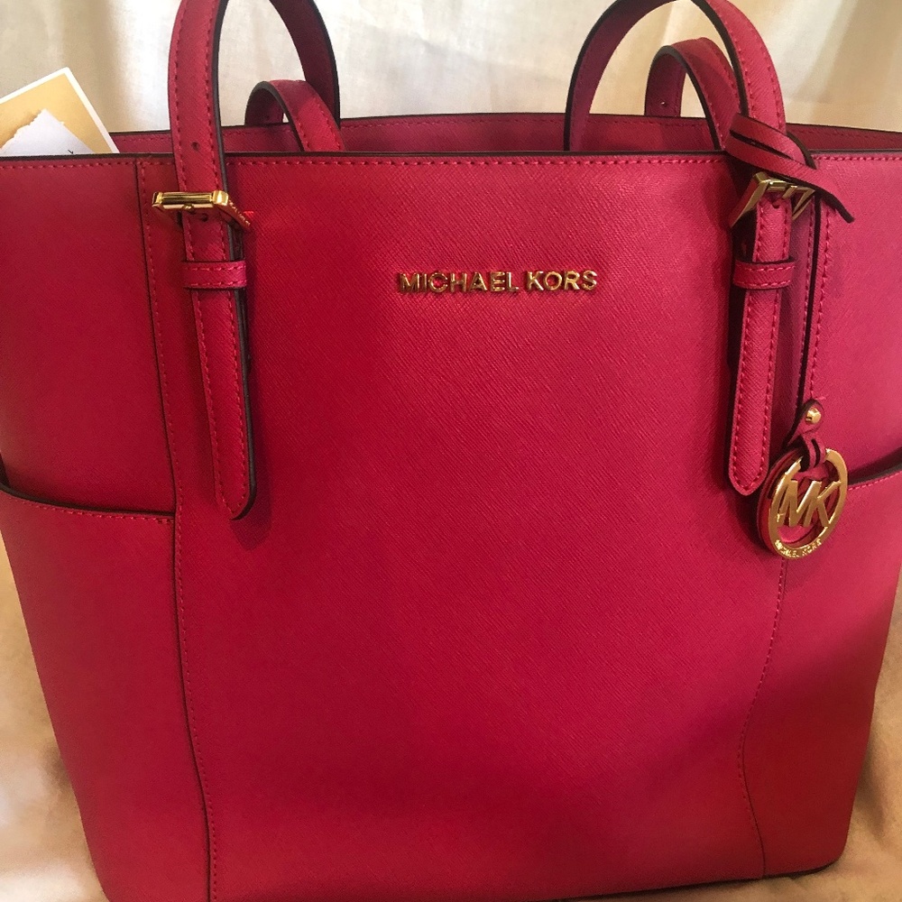 Hot Pink Michael Kors oversized purse